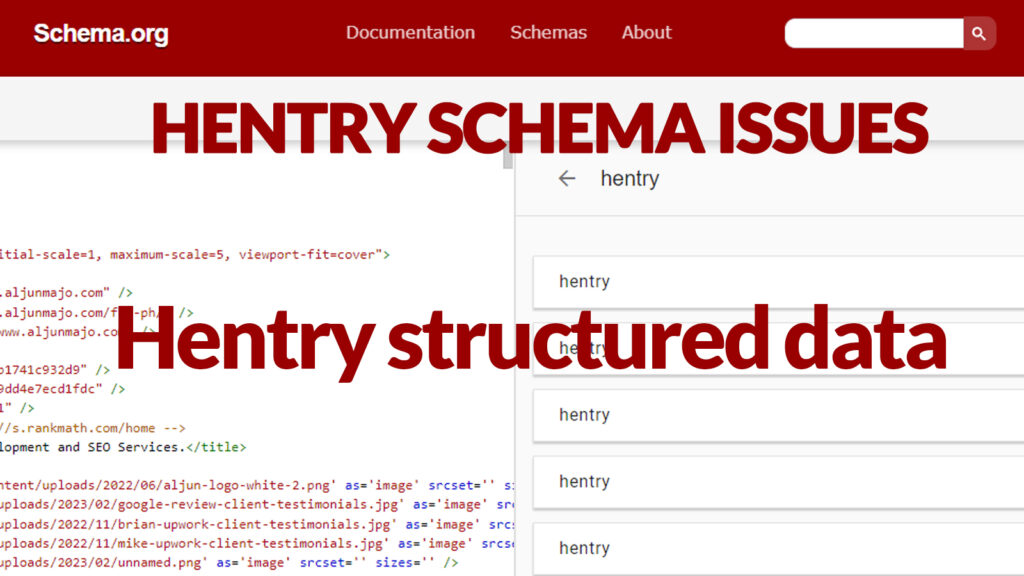 hentry schema error